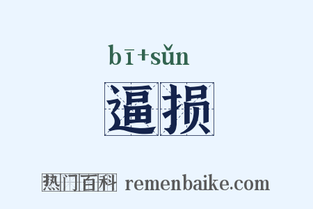 逼损是什么意思的图片
